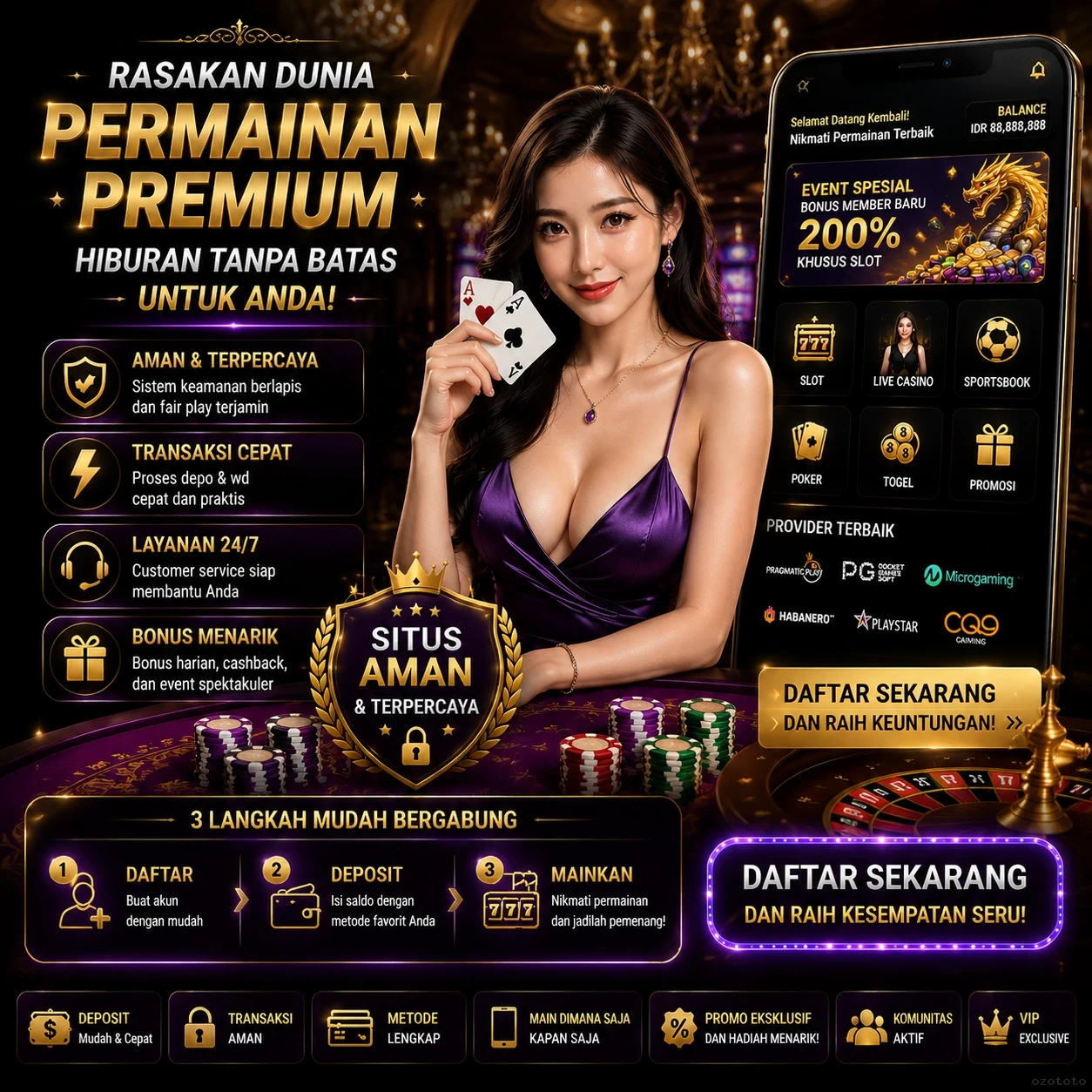Keamanan dan Keandalan Situs ozototo di Dunia APK